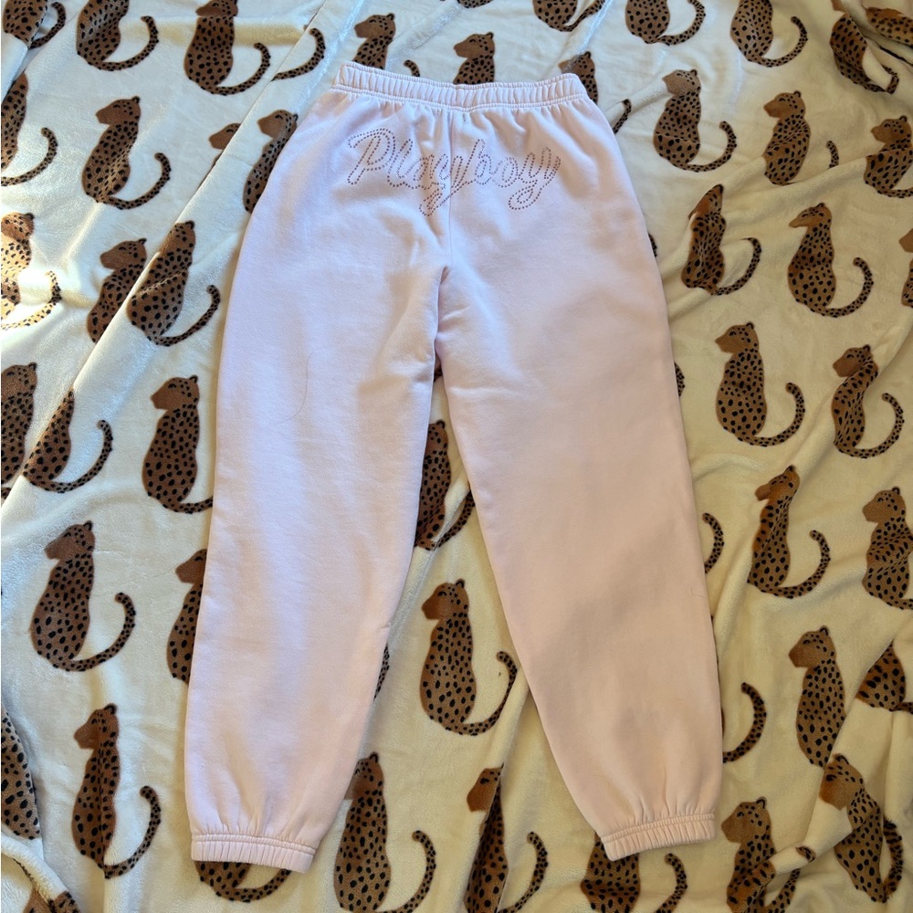 Playboy pacsun light pink sweatpants size S